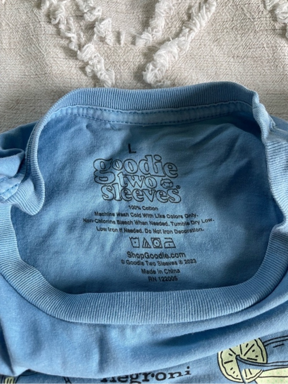 Blue Short Sleeve T-Shirt - Picture 4 of 4